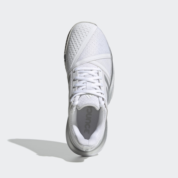 Adidas CourtJam Bounce Wide Sneaker White / Silver - Picture 2 of 10